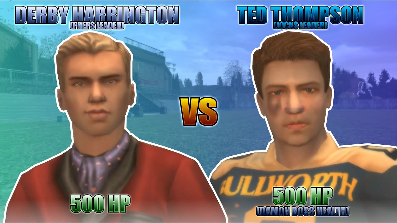 BULLY SE : Derby Harrington (Preppies) vs Ted Thompson (Damon Boss Health) Full HD