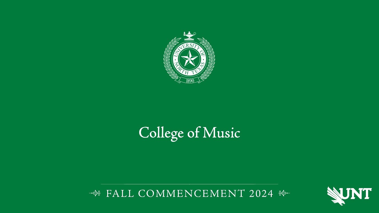 Music | UNT Commencement Fall 2024