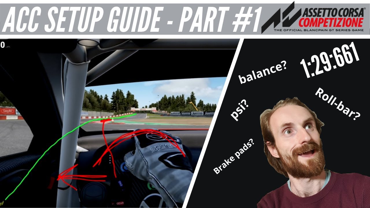 Assetto Corsa Competizione Setup Guide - General Balance, Brakes & Tyre Management