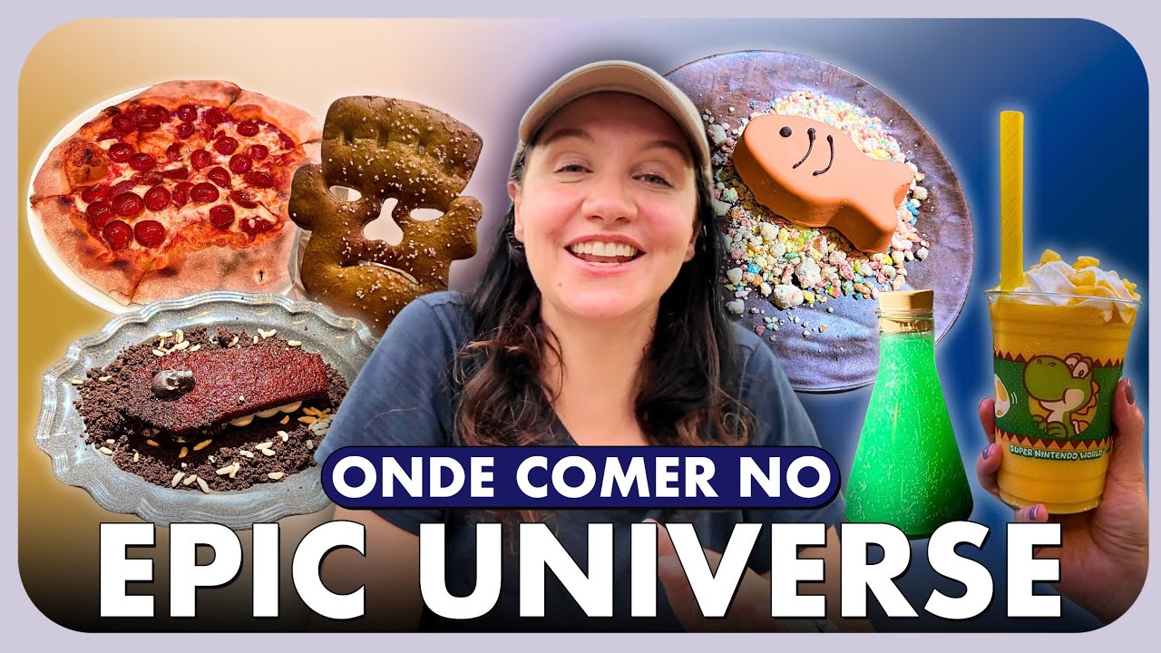 ONDE COMER NO EPIC UNIVERSE? GUIA COMPLETO COM TODAS AS OPÇÕES
