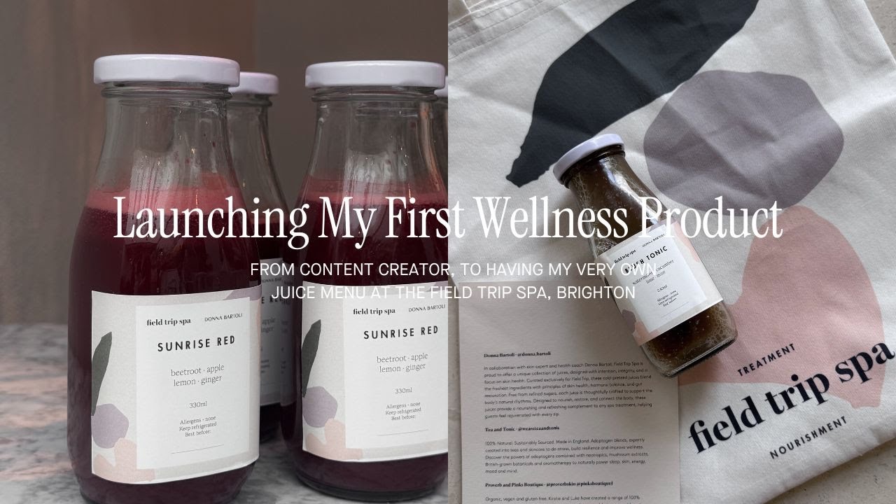 From Content Creator to Launching My First Wellness Product | My Own Juice Menu At 124 Brighton