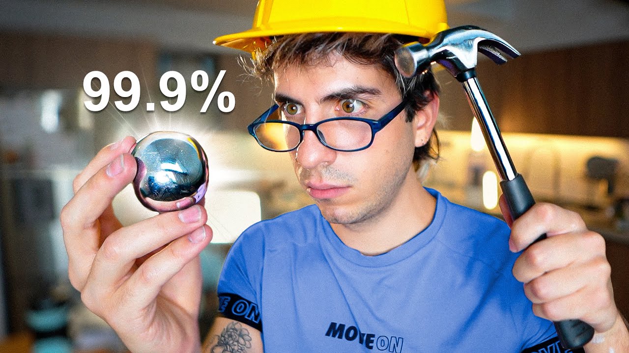 Pasé 100 horas Puliendo una Bola de Aluminio