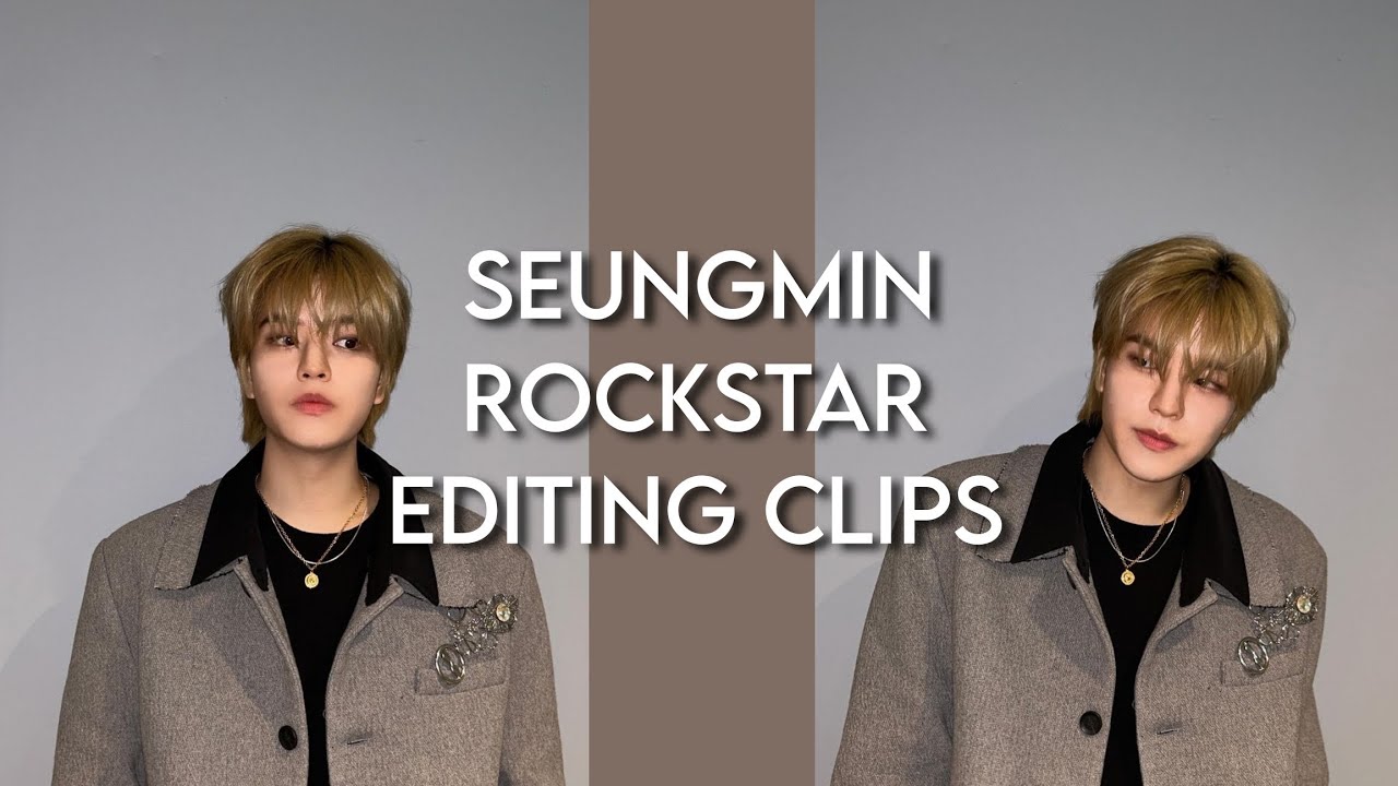 Kim Seungmin editing clips (Rockstar Era) | scene pack 2