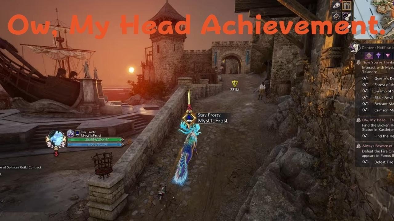 Ow, My Head Achievement.