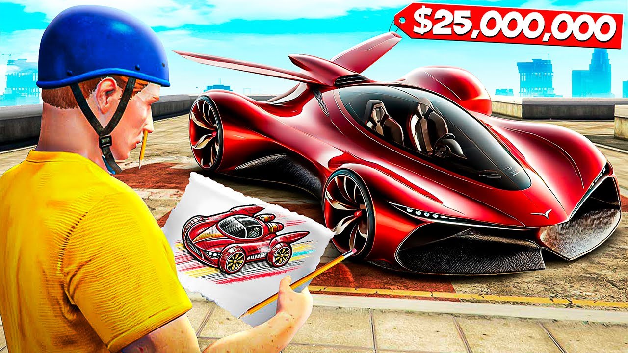 GTA 5 But Everything Jeffy Draws, He Buys!