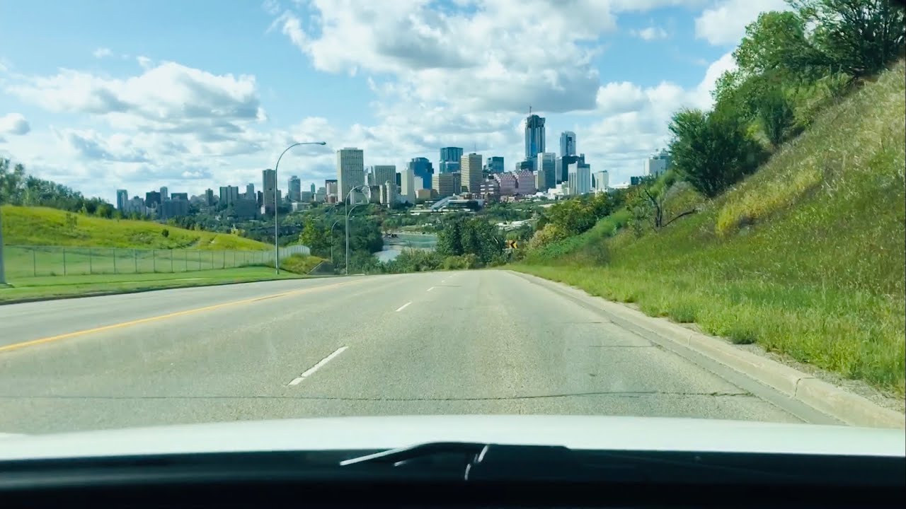Edmonton Alberta - Baseline Road - 101 Avenue  to Downtown