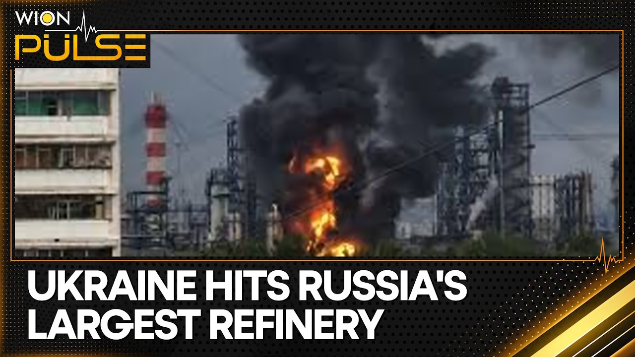 Russia Ukraine War: Ukraine Drone Strike Burns Russia's Largest Oil Refinery | WION Pulse