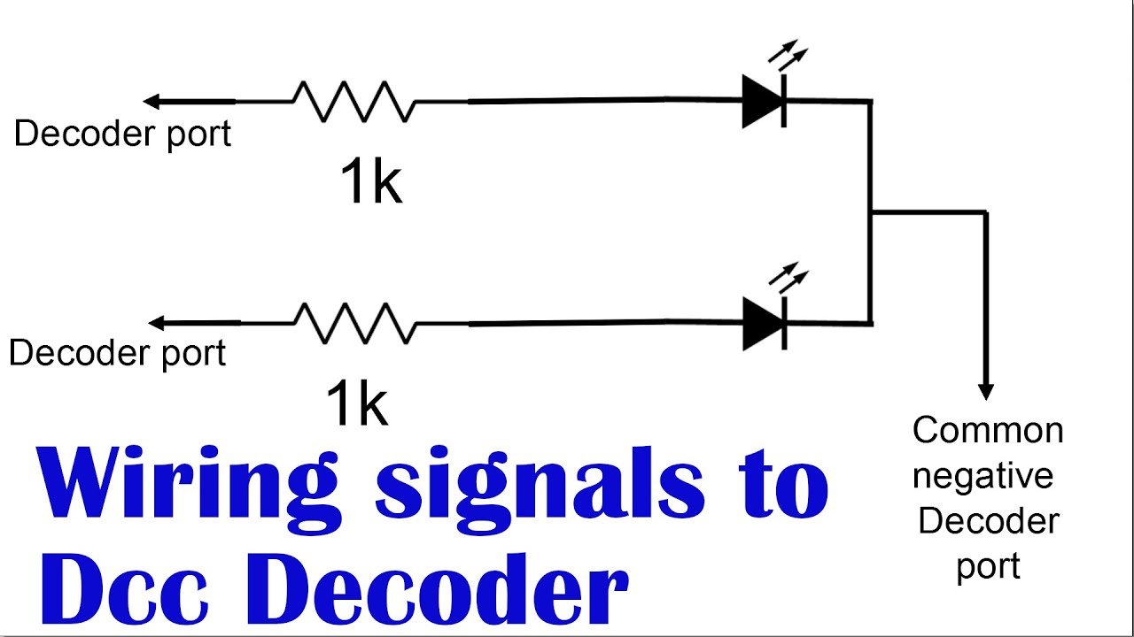 Wiring signals into dcc decoder