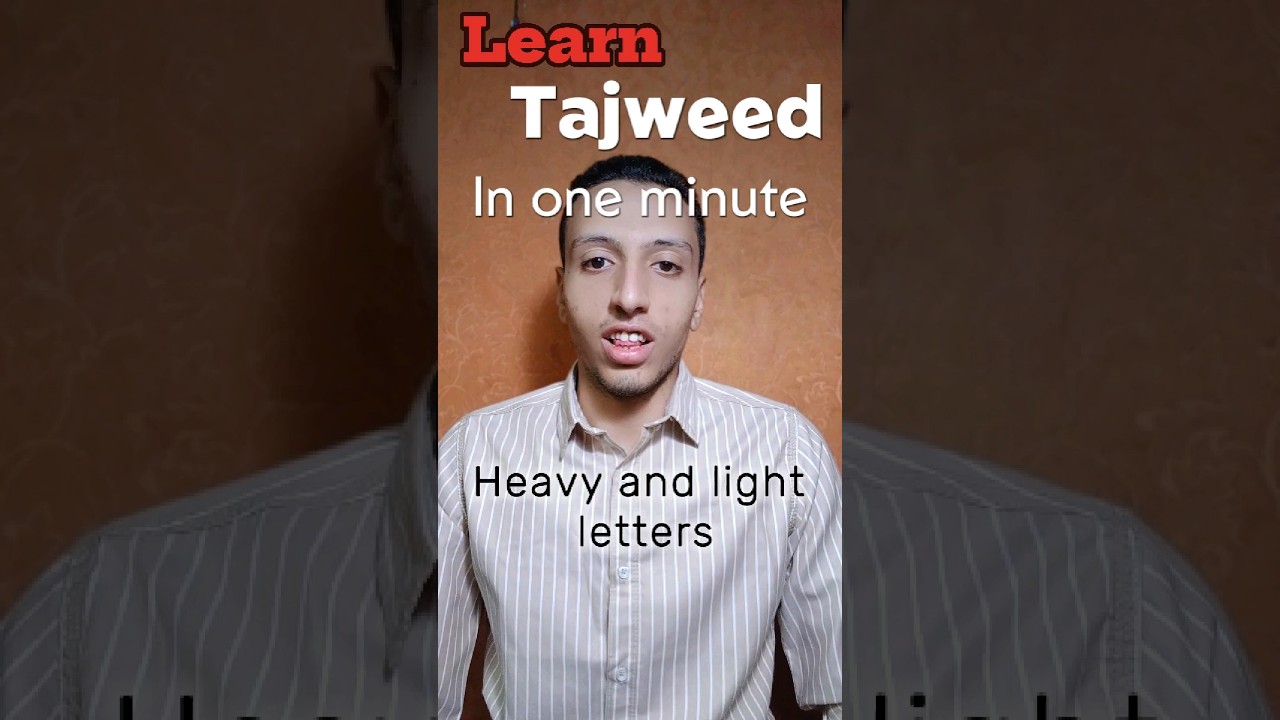 Lesson 1. Tafkheem and Tarqeeq in Tajweed. Learn heavy and light letters.