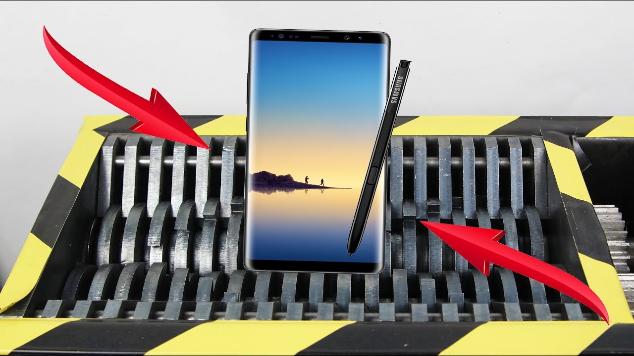 Experiment Shredding Samsung Galaxy Note 8 And Toys So Satisfyng | The Crusher