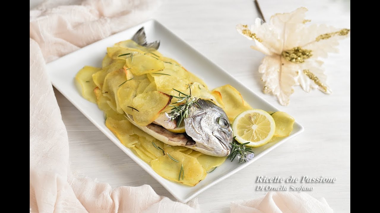 Orata in crosta di patate - Ricette che Passione