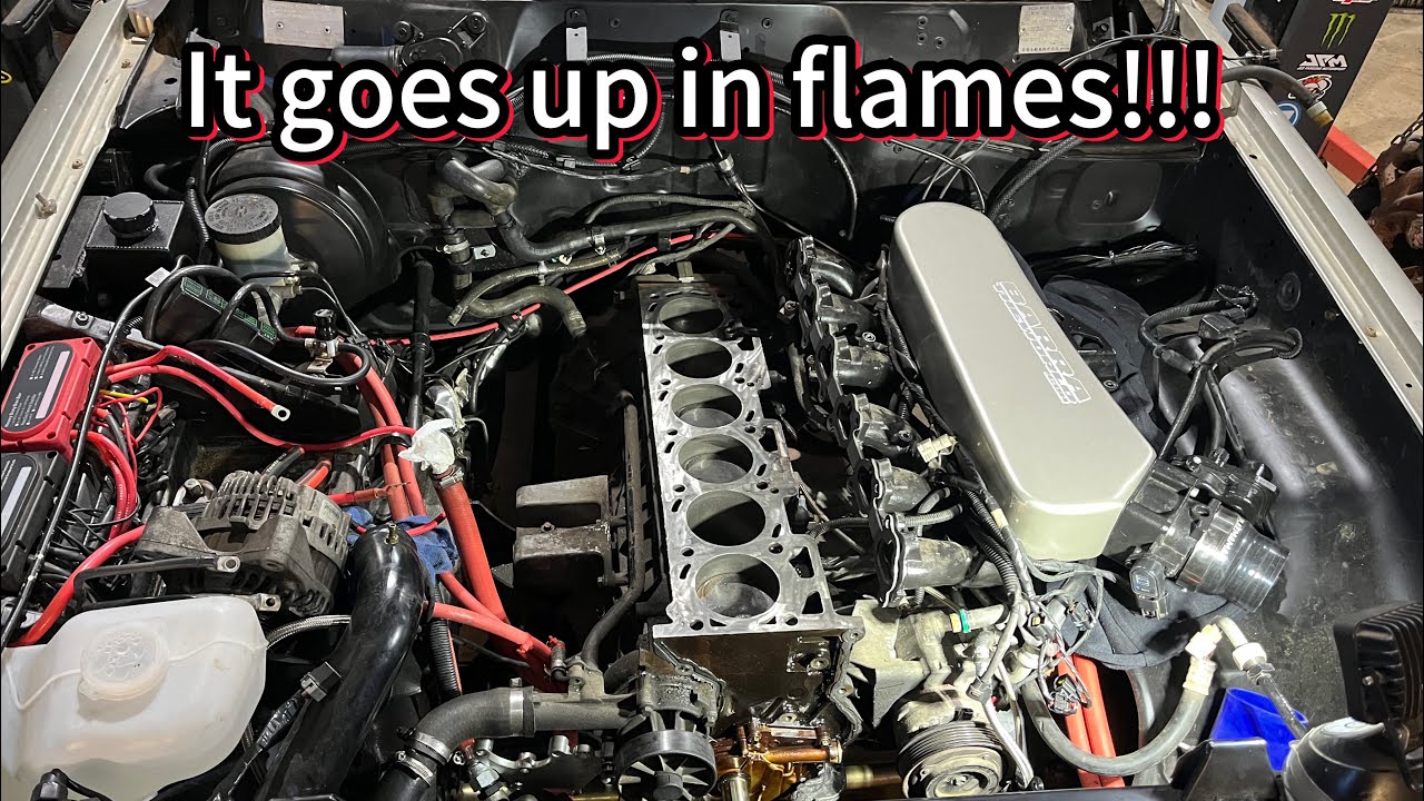 Barra patrol build ep12 major changes and cars catches on fire!! ￼￼