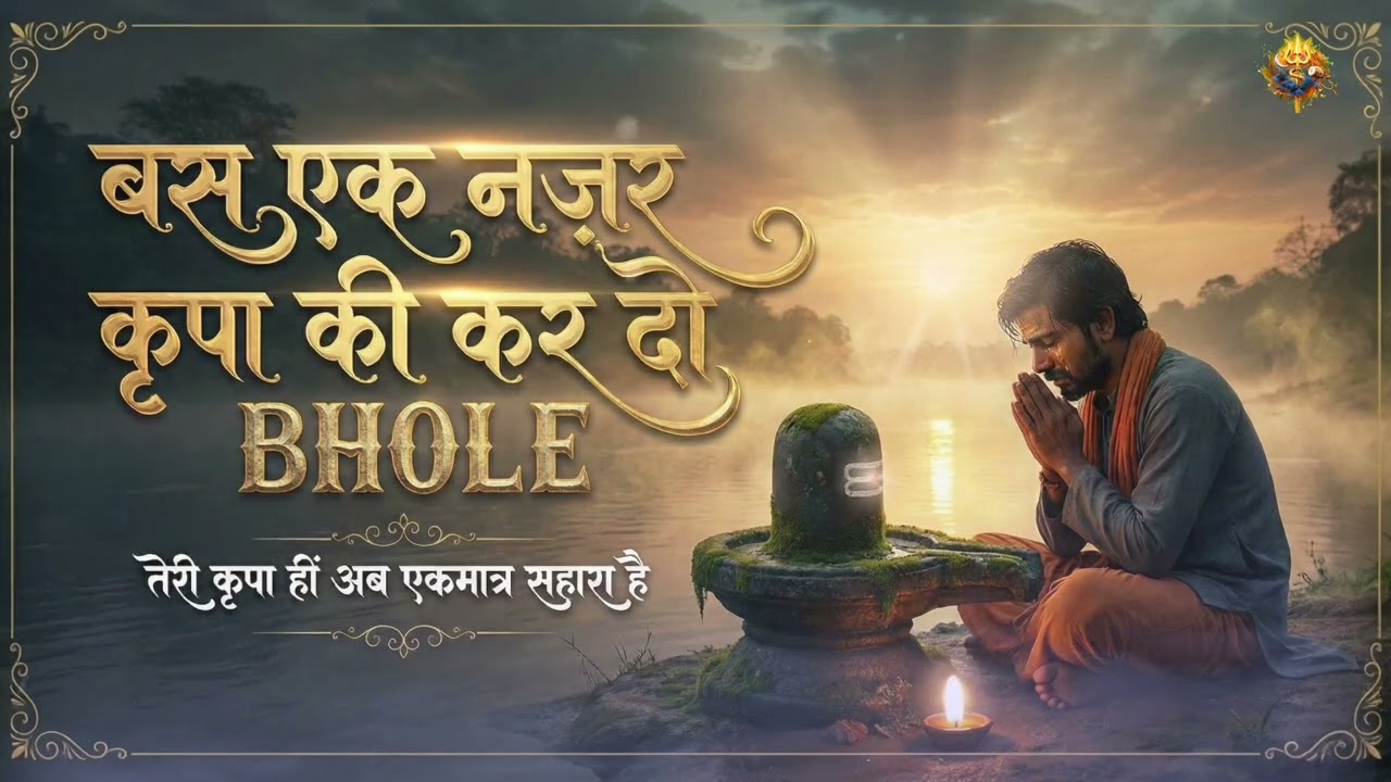 अगर दुख में हो तो ये शिव भजन ज़रूर सुनें 🙏 | बस एक नज़र कृपा की कर दो भोले | Powerful Bhajan