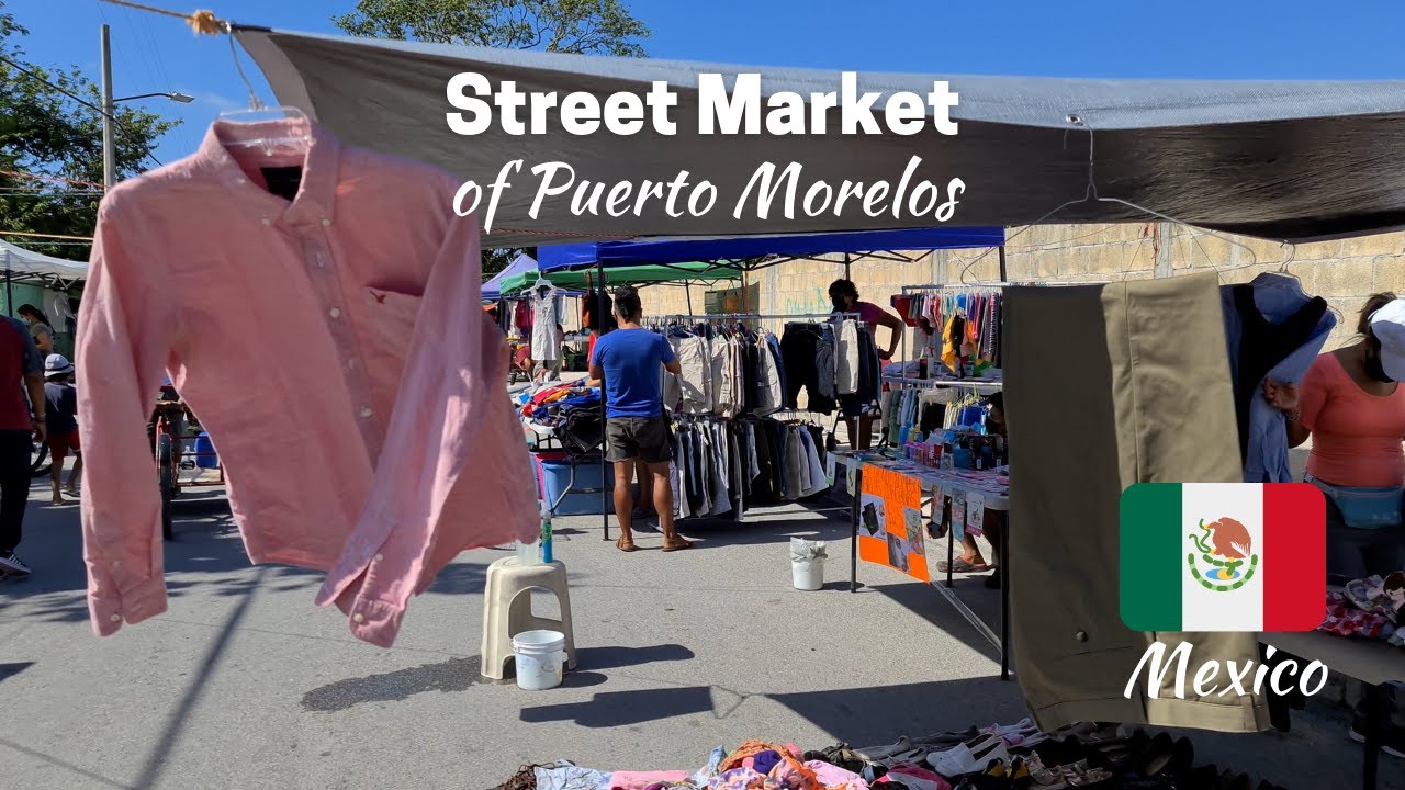 Puerto Morelos Street Market, Quintana Roo, Mexico