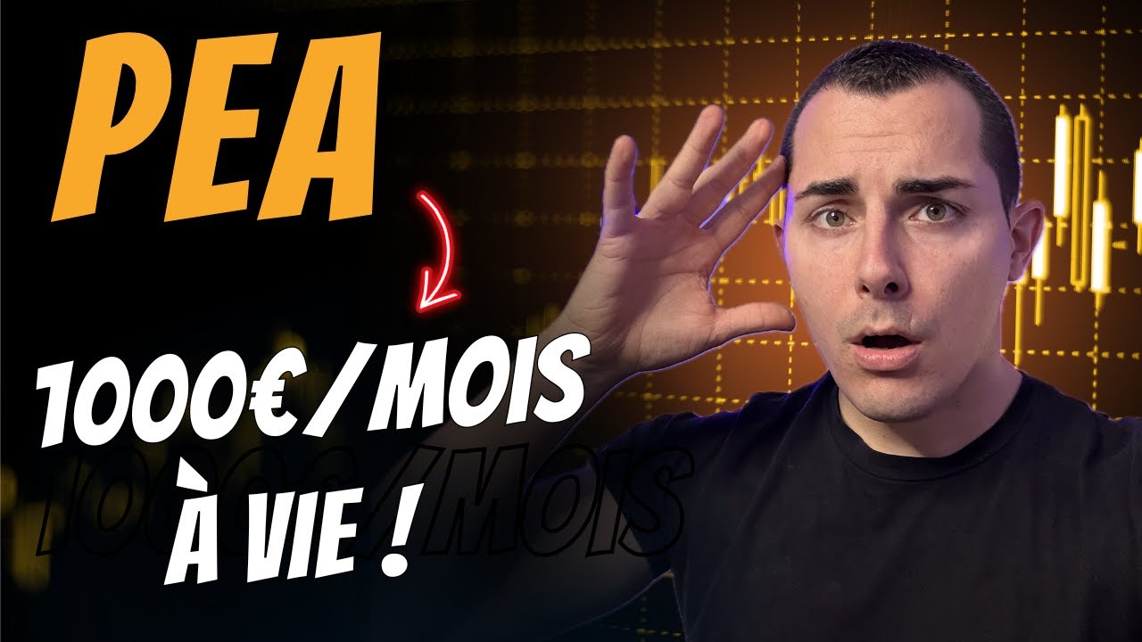 Comment toucher 1000&euro;/mois de DIVIDENDES avec son PEA ?