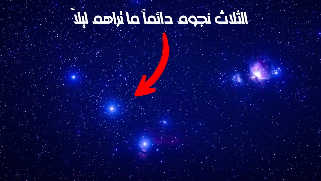 ماذا يوجد عند الثلاث نجوم اللي جمب بعض دايما بليل؟ 🤯