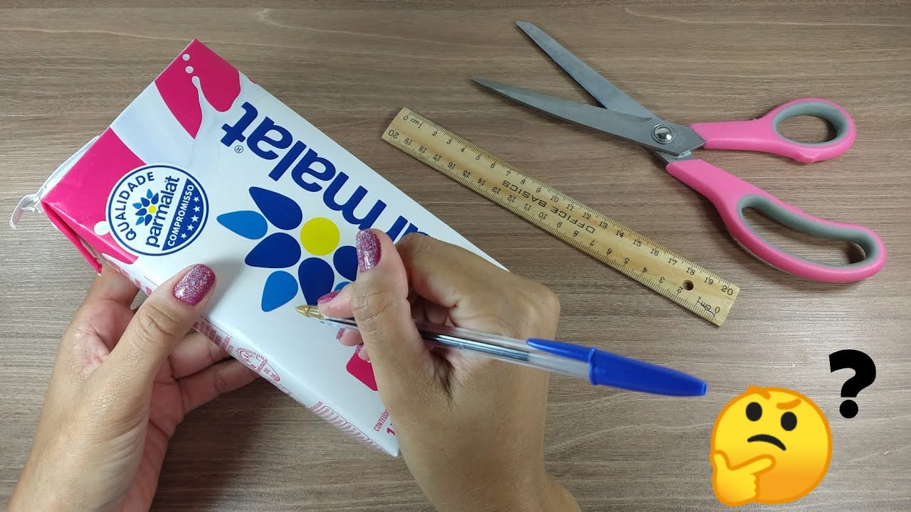 2 IDÉIAS CRIATIVAS COM CAIXA DE LEITE 💖