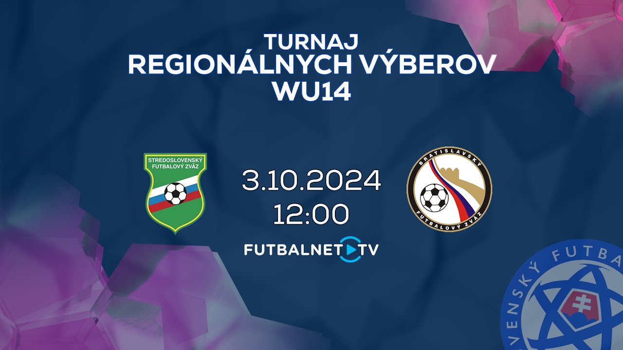 Turnaj Regionálnych Výberov WU14 (Október 2024): SsFZ - BFZ