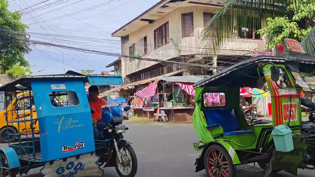 Ozamiz City Slow Walk from Security Bank to Bahay na Bato via ICC School of Technology Bldg 4k video