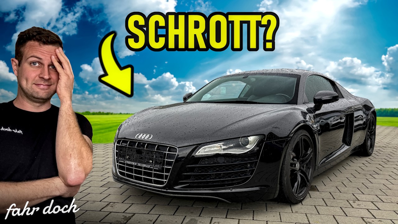 Ich habe den günstigsten AUDI R8 gekauft mit 80.000€ VOR-SCHADEN! Fahr doch