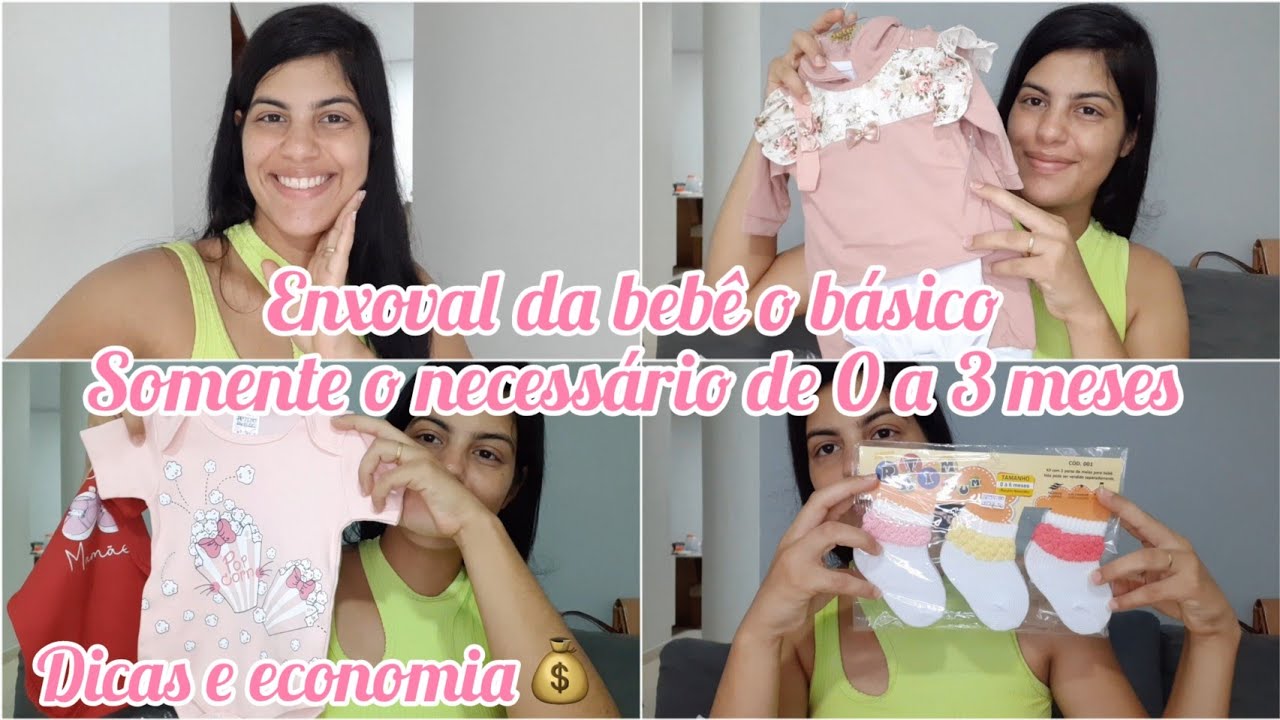 COMPRAMOS O ENXOVAL DA BEBÊ | MONTANDO UM ENXOVAL BÁSICO.