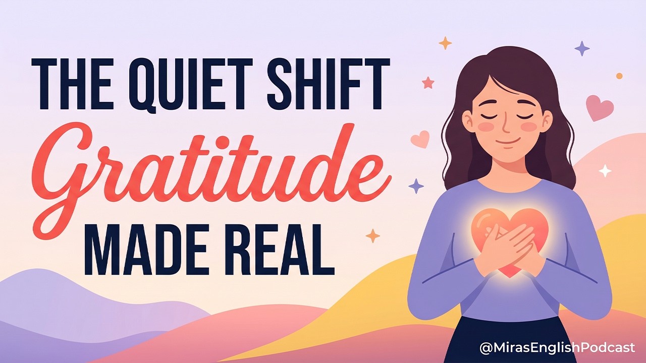 The Quiet Shift That Made Gratitude Real for Me | Mira’s English Podcast| English & Mindset Learning