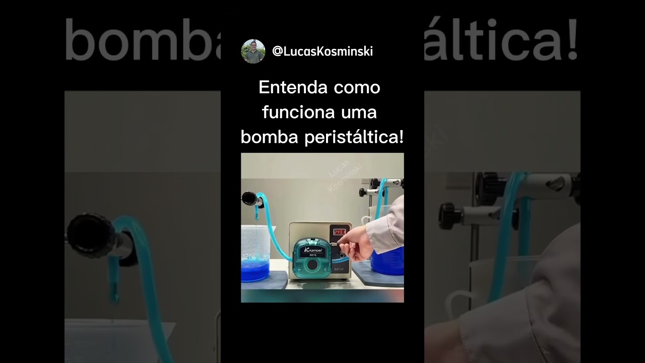Bomba Peristáltica: A Máquina Que Move Líquidos Sem Contaminação