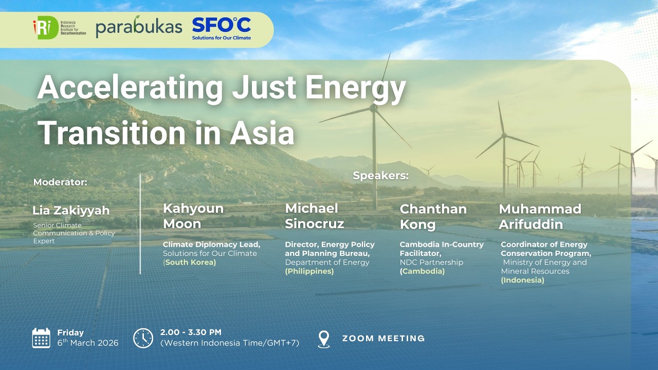 Webinar | Accelerating Just Energy Transition in Asia