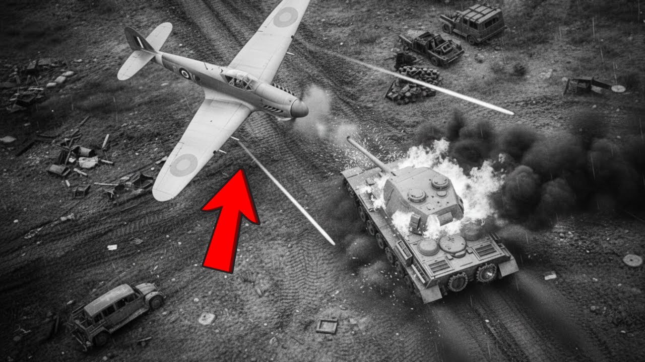 RAF Typhoons Paralyzed 4 Panzer Divisions in 4 Minutes — 175 Tanks Devastated in 7 Hours at Mortain
