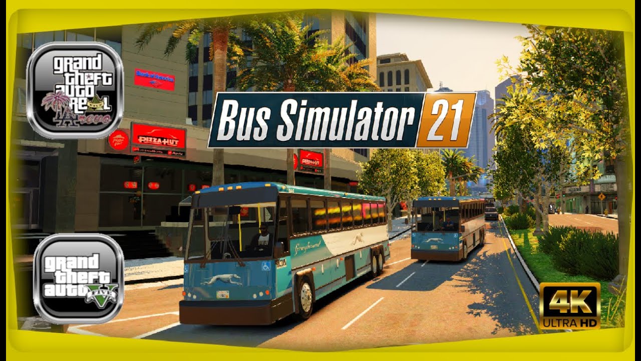 🌞 Beautiful day in Los Angeles to drive a Greyhound 🌞 🚍Bus Simulator 21-ep 38  #bussimulator21 #gta5