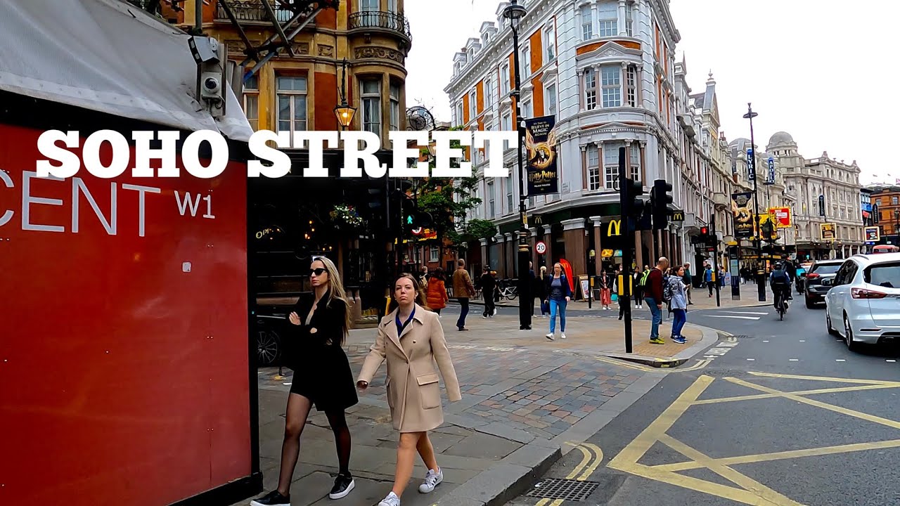 SOHO STREET WALK | EVENING WALK | SOHO LONDON | 4K[HDR]#ukstreetwalker#London