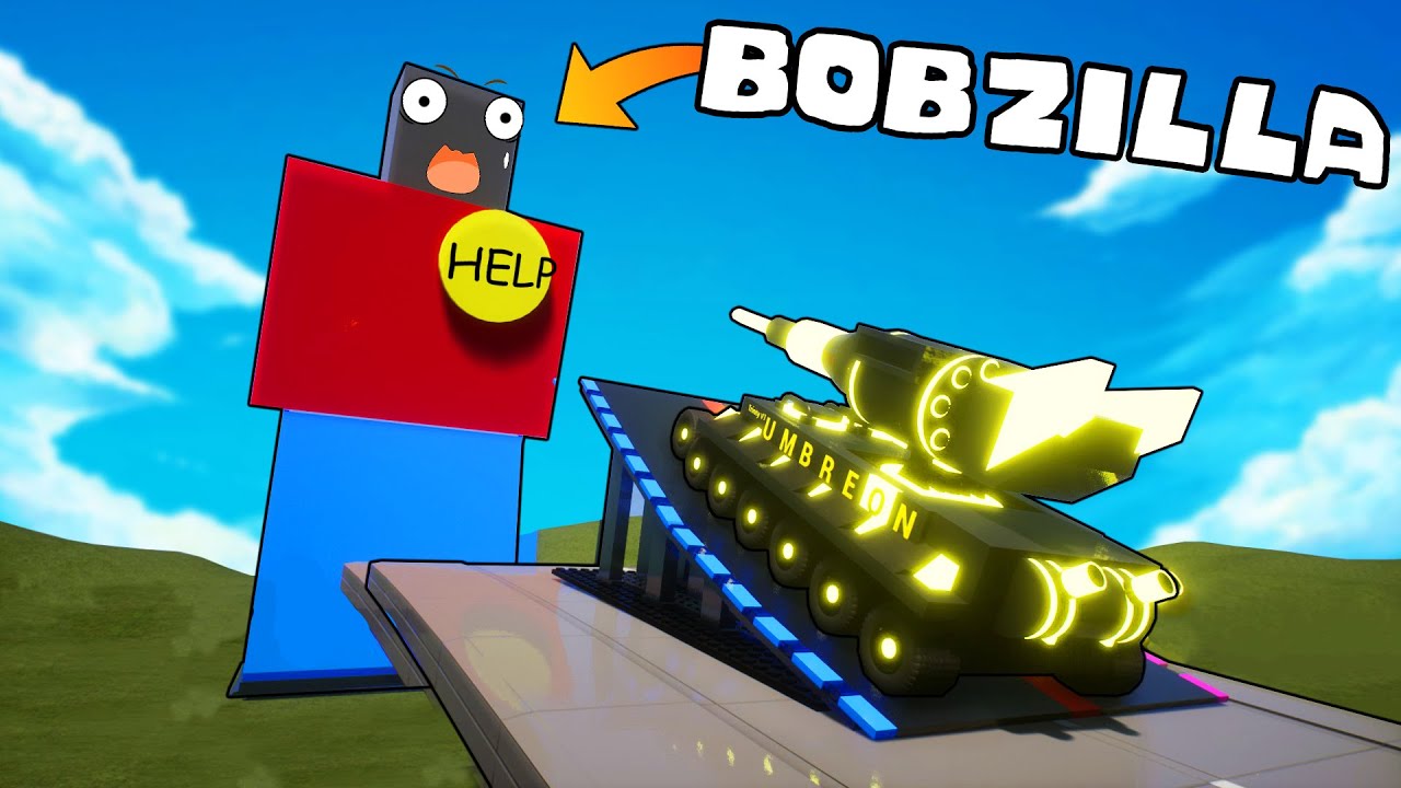 ❄️ WIELKA BOBZILLA KONTRA POJAZDY XD | BRICK RIGS |