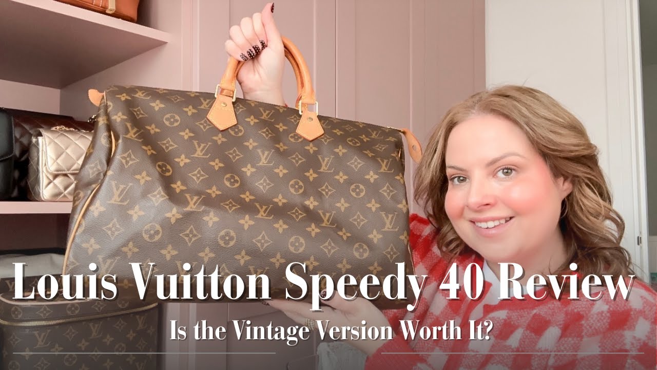 Обзор сумки Louis Vuitton Speedy 40 | Стоит ли покупать винтажную версию?