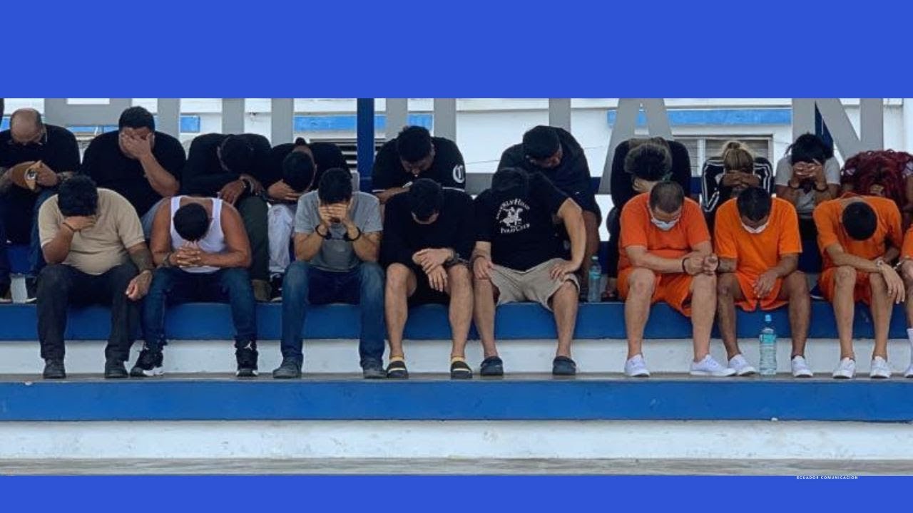 26 DELINCUENTES DETENIDOS EN MACHALA ENTRE ELLOS DOS VENEZOLANOS Y DIEZ OPERABAN DESDE LA CÁRCEL