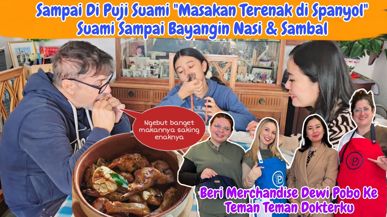 SEMUA LEWAT !! MASAKAN ISTRIKU PALING ENAK SE-SPANYOL!!