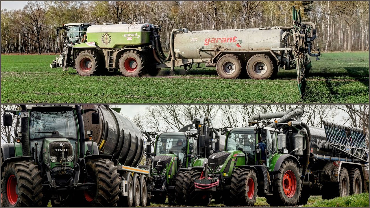 Lohnunternehmen Ernst im Gülle Einsatz [CLAAS XERION|FENDT VARIO] //4K//