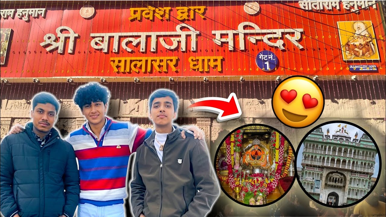 Rajasthan vlog part -2 || salasar balaji ke darshan 💗|| Rani sati Mandir darshan 💗 @HarshitMehra111 