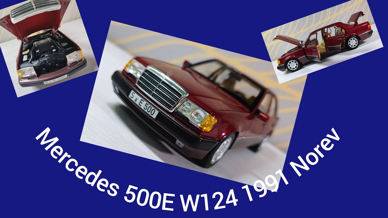 Новинка апреля 2024 Mercedes 500E W124 1991 Norev