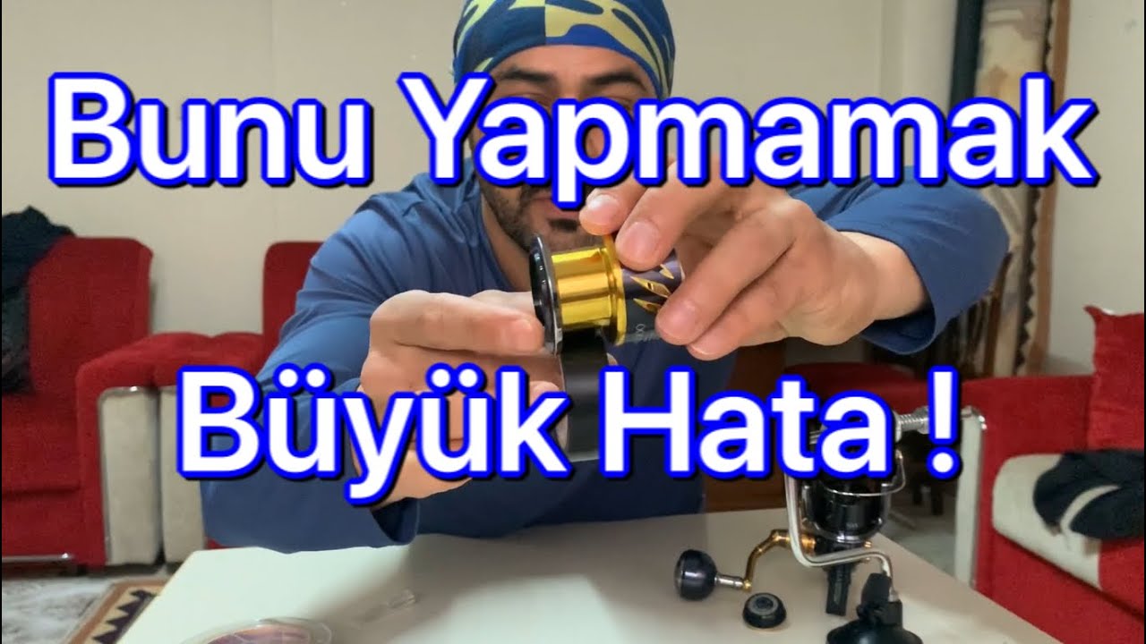 İlk Defa Makinaya Misina Sarmak !