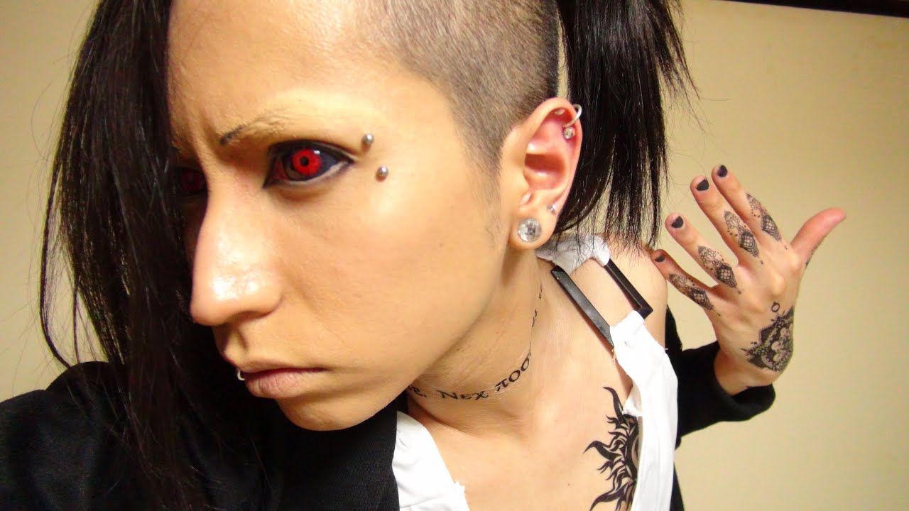 ウタメイク方法(化粧)【東京喰種】Uta Makeup Tutorial 【Tokyo Ghoul】