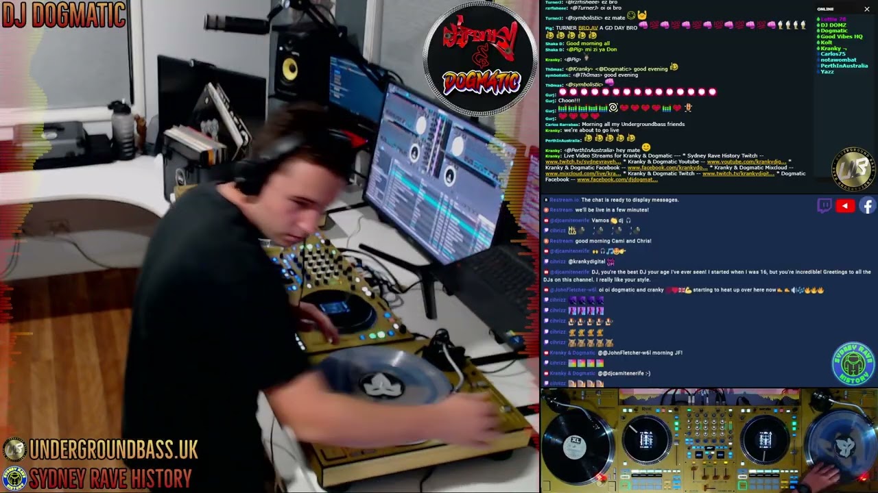 DJ Dogmatic (15 Yrs Old) Old Skool, Hardcore, Rave Vinyl Mix on Undergroundbass UK & SRH 28/10/25