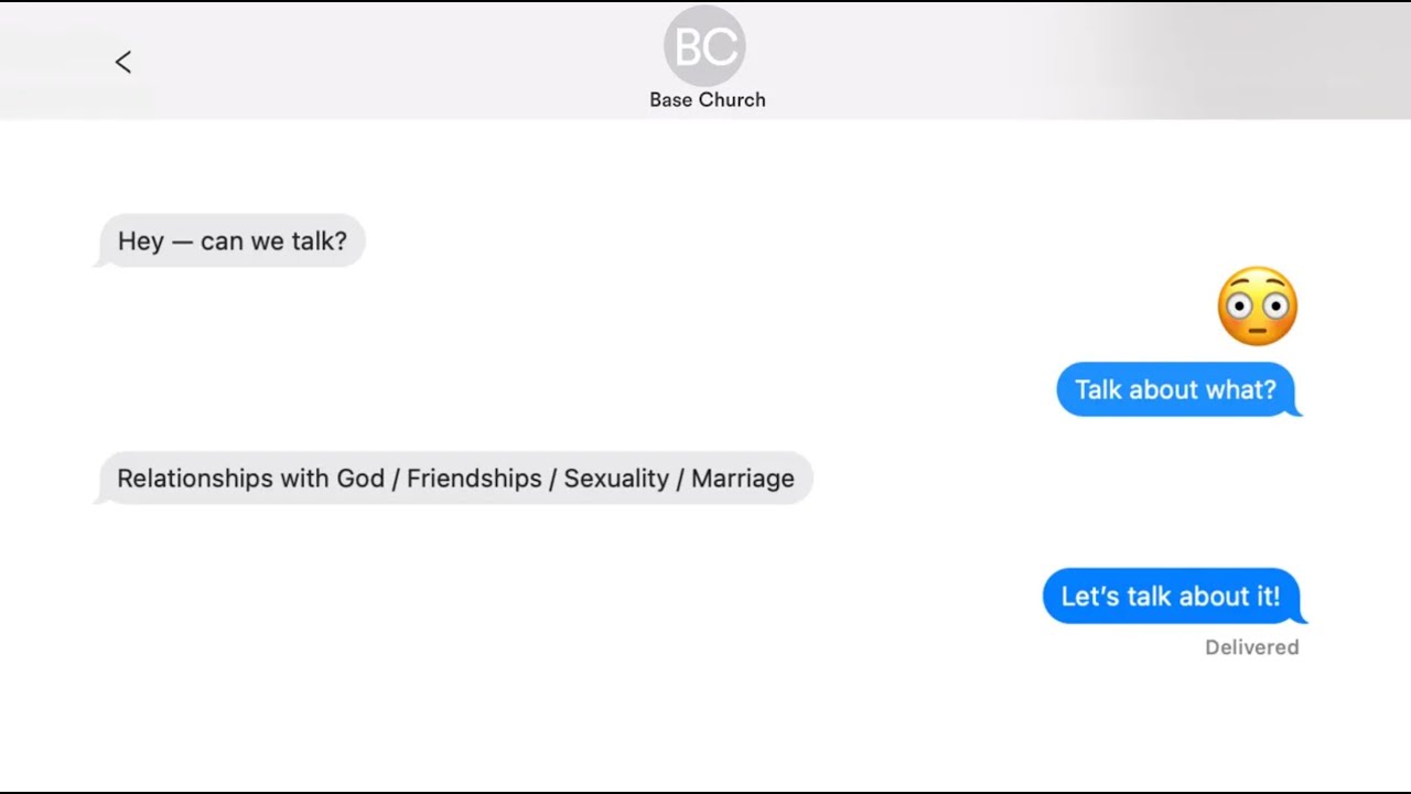 Let's Talk About Relationships Week Four — Pastor Bryan Ferguson