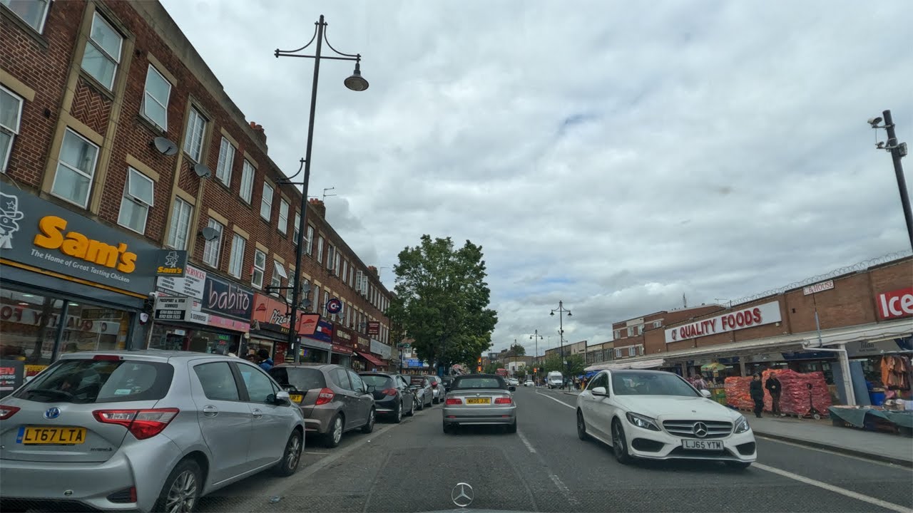 Hounslow to Southall, London: A Scenic Car Ride You Can't Miss!! [4k UHD]