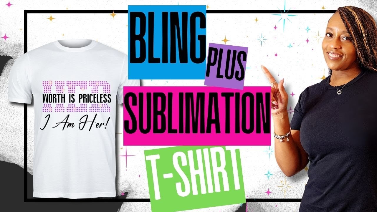 How to Make Rhinestone Sublimation T-Shirts | Cricut Design Space Full Tutorial