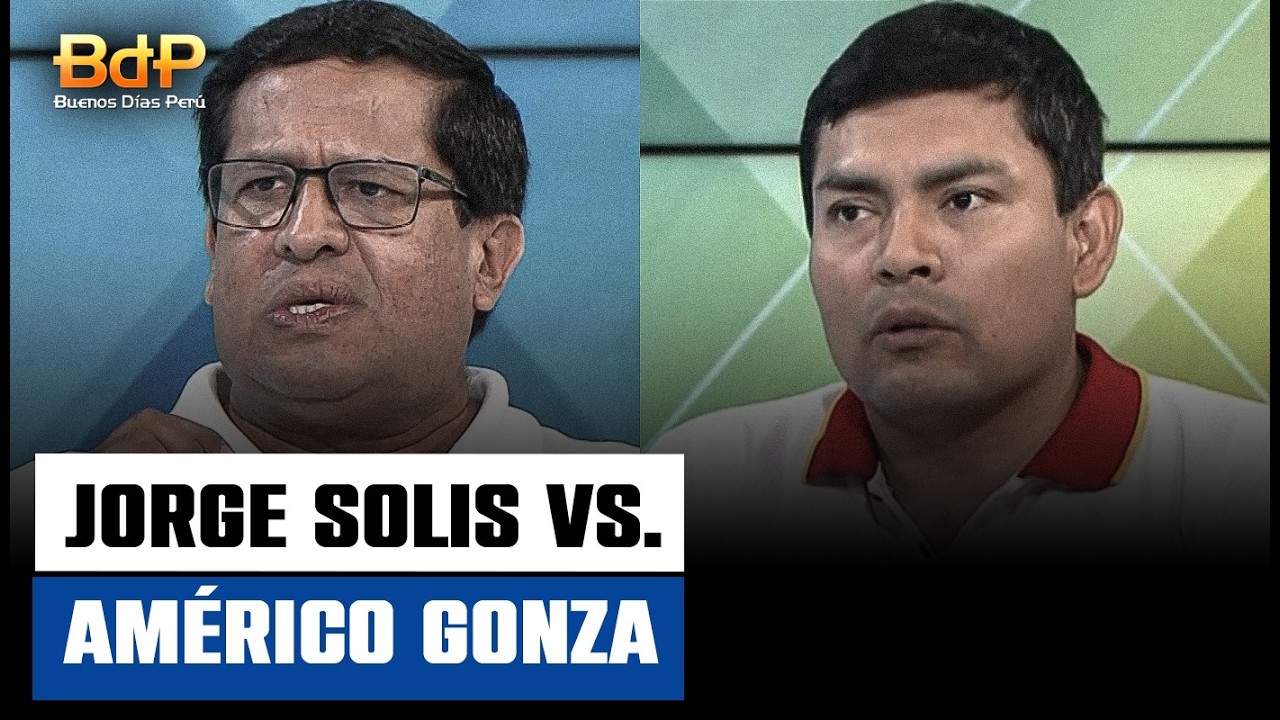 Jorge Solís y Américo Gonza en debate: conoce sus iniciativas para el 2026