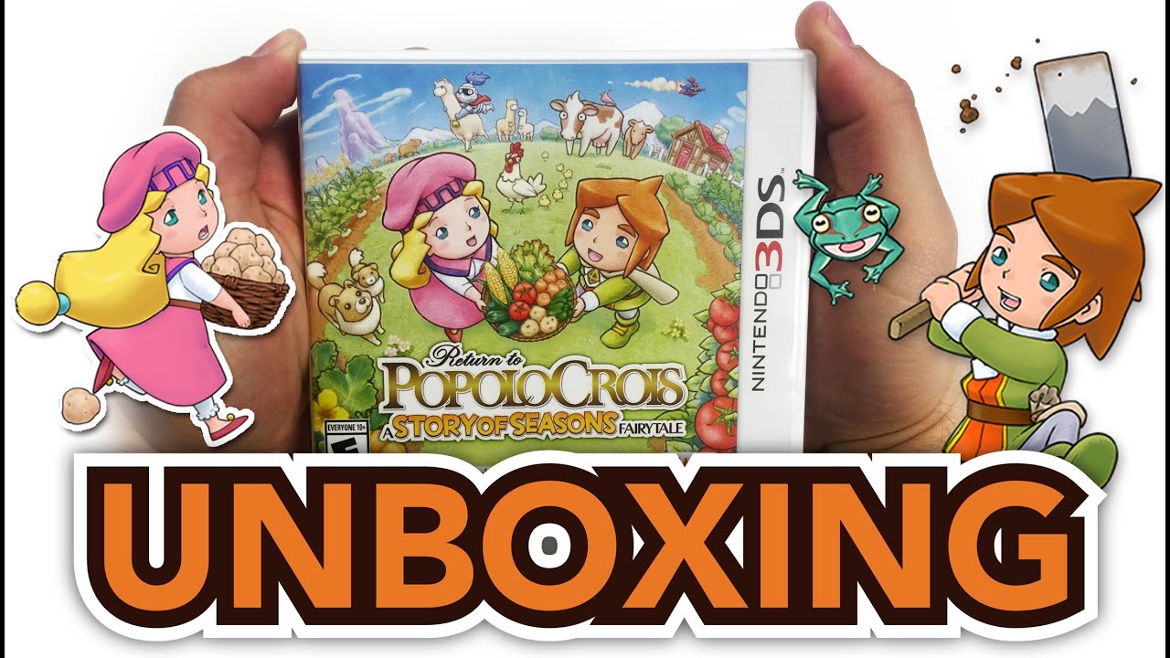 Return to POPOLOCROIS: A Story of Seasons Fairytale (3DS) Unboxing!!