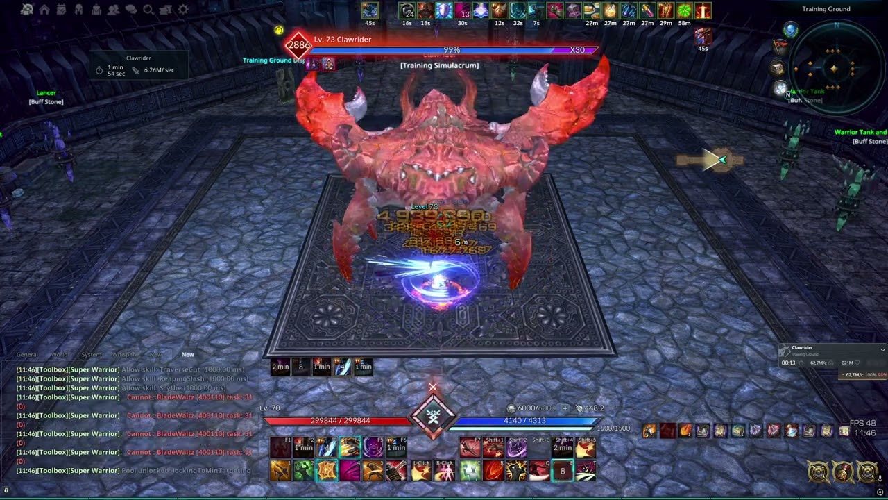 [new] TERA Warrior Auto-Cast (super-warrior) / авто-каст воин / DPS (Agaia Rotation)