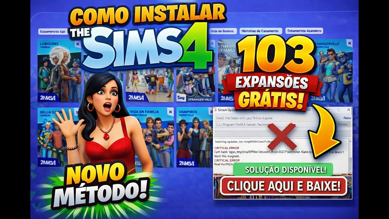 COMO JOGAR THE SIMS 4 COM TODAS AS EXPANSÕES E DLC's DE GRAÇA (2026)