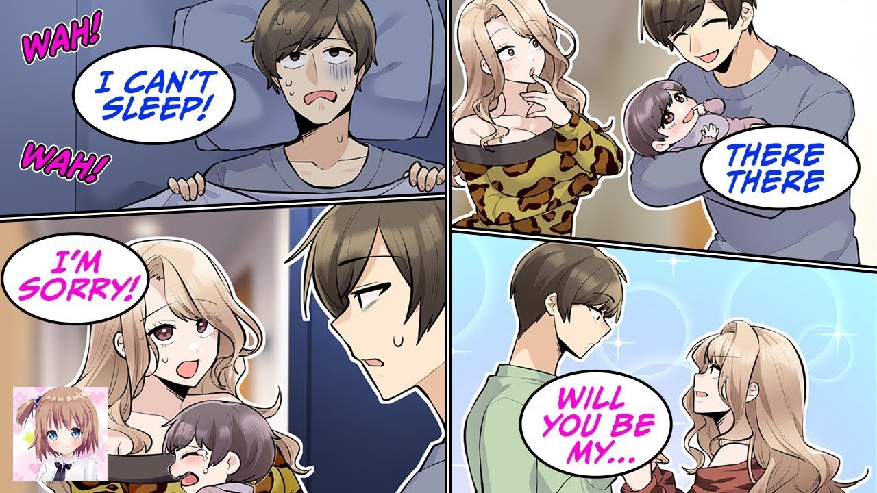 [RomCom] I soothed the crying baby of a gyaru mom and then she asked me for a favor... [Manga Dub]