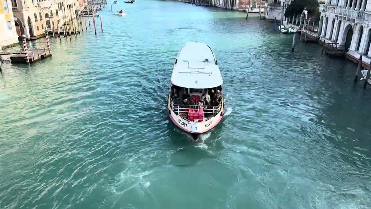 Venice Italy | Water Bus Vaporetto